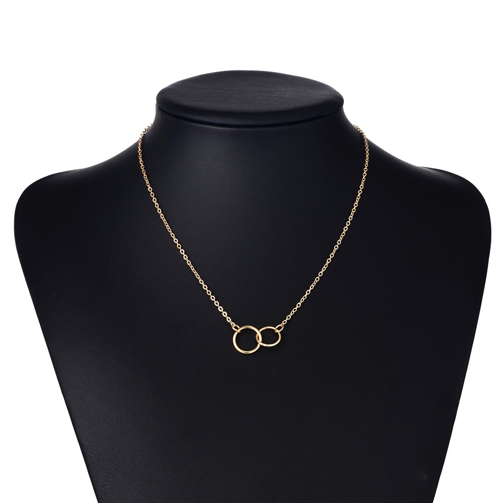 3 for $25⚡️double circle necklace - Picture 3 of 8